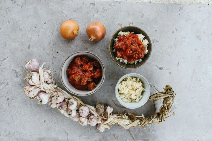 Poulet-Curry mit Reis