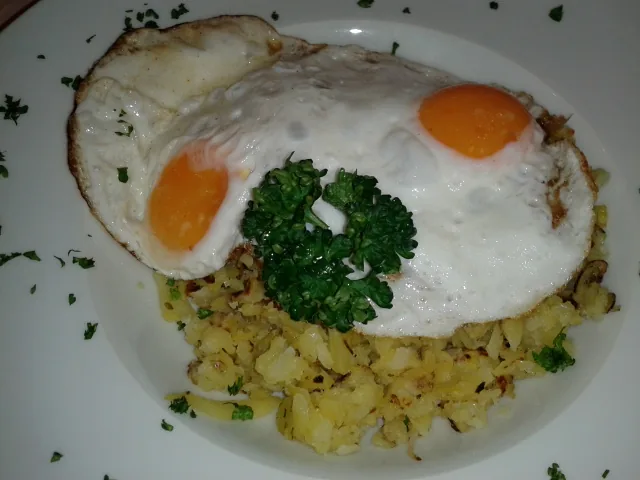 Rösti mit Spiegelei